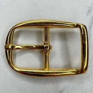Vintage Gold Tone Simple Basic Belt Buckle for up to 1 Inch Belt